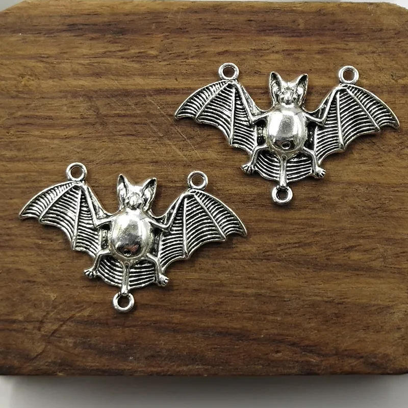 

10pcs Charms bat vampire dracula 47*30mm Tibetan Silver Plated Pendants Antique Jewelry Making DIY Handmade Craft