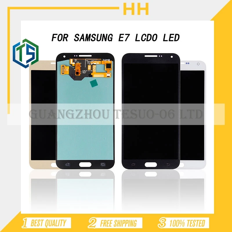 № E7 ЖК HH для Samsung Galaxy E700 E7000 Экран дисплея с сенсорной панелью стекла DigitizerE700