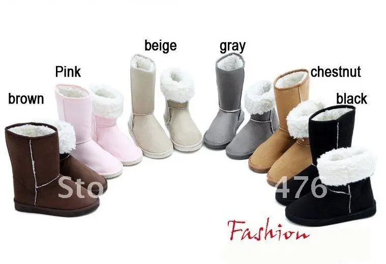 New-arrival-fashion-winter-warm-flat-heels-solid-snow-boots-pink-gray-black-brown-beige-wholesale.jpg