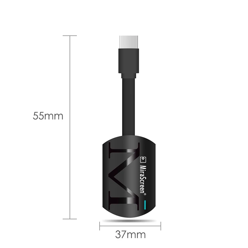 Mirascreen Airplay 1080P/720P Wireless WiFi Display TV Dongle Receiver HDMI TV Stick Android Miracast for TV