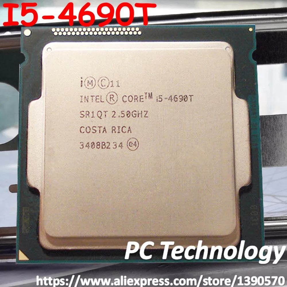 Процессор Intel Core I5-4690T cpu 2,50 GHz 6M 45W 22nm LGA1150 четырехъядерный настольный процессор I5 4690T