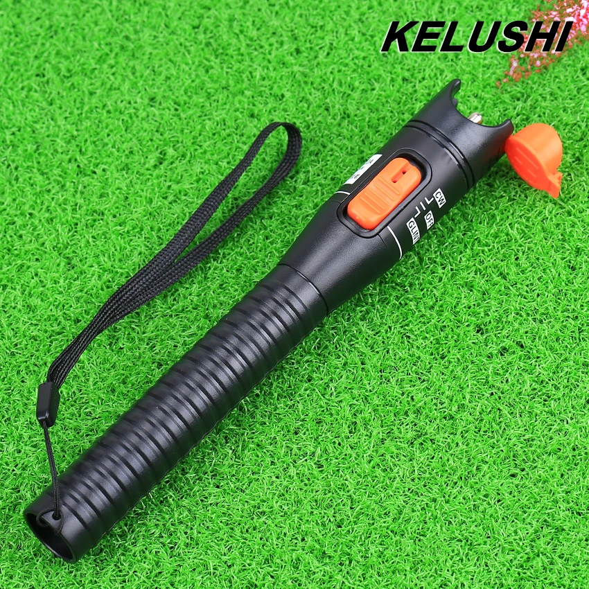 KELUSHI 10mW Plastics Fiber Optic Visual Fault Locator Red Laser Cable Tester Pen Testing Tool For