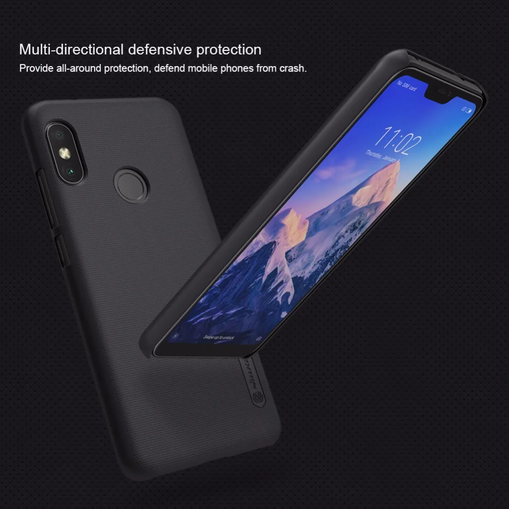 Xiaomi mi A2 Lite чехол NILLKIN Матовый Щит Жесткий матовый чехол A 2 Lite A2Lite чехол Xiao mi Red mi 6 Pro Fundas A2 Lite чехол для телефона