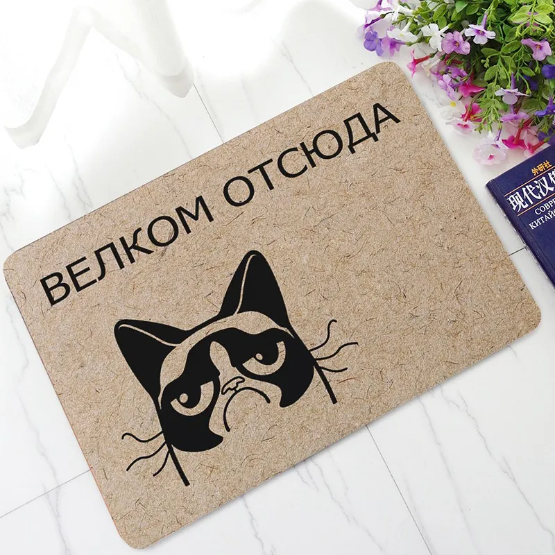 Welcome Floor Mats Indoor Entrance Door Mat Kitchen Carpets and Rug Funny Russian Words for Living Room Bedroom Home Decor Welcome Floor Mats Indoor Entrance Door Mat Kitchen Carpets and Rug Funny Russian Words for Living Room Bedroom Home Decor