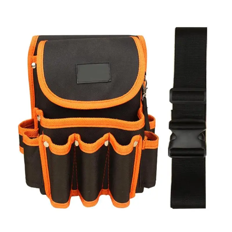9 Pockets Waterproof Oxford Cloth Tool Bags Belt Electrician Bags For