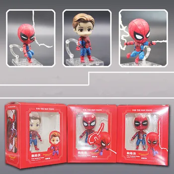 

3pcs Anime Hero is coming Spiderman PVC Action Figure Resin Collection Model Toy Gifts Doll 10cm