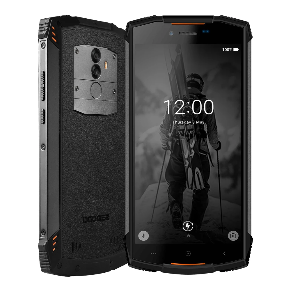 DOOGEE S55 IP68 Водонепроницаемый Мобильный телефон 5,5 inch 4 GB Оперативная память 64 Гб Встроенная память MTK6750T Octa Core Android 8,0 Dual Камера 5500 mAh смартфон