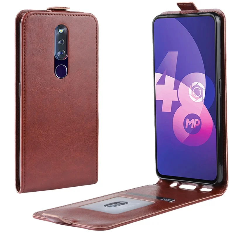 

on For OPPO F11 Pro Case F11Pro Cover High Quality Flip Leather pouch For OPPO F11 Pro CPH1969 F 11 cover back skin Fundas bags