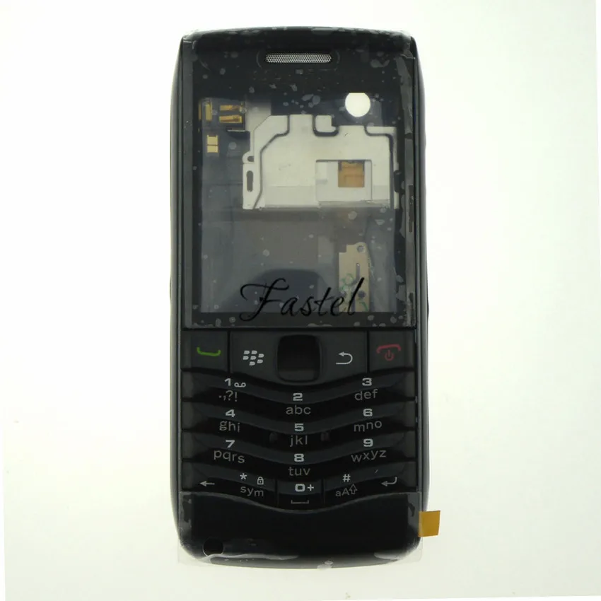 Hkfatel для BlackBerry Pearl 3g 9105 полный Чехол для мобильного телефона+ английский/клавиатура с русским шрифтом инструменты - Цвет: English keypad