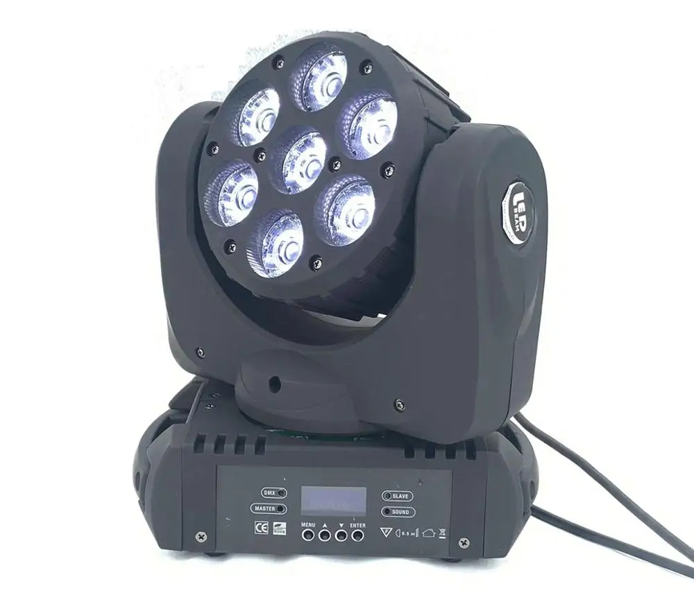 Светодиодный луч движущийся головной свет 12x12 Вт/36x4 Вт 7x20 rgbw 4в1 9/16 dmx каналы для dj