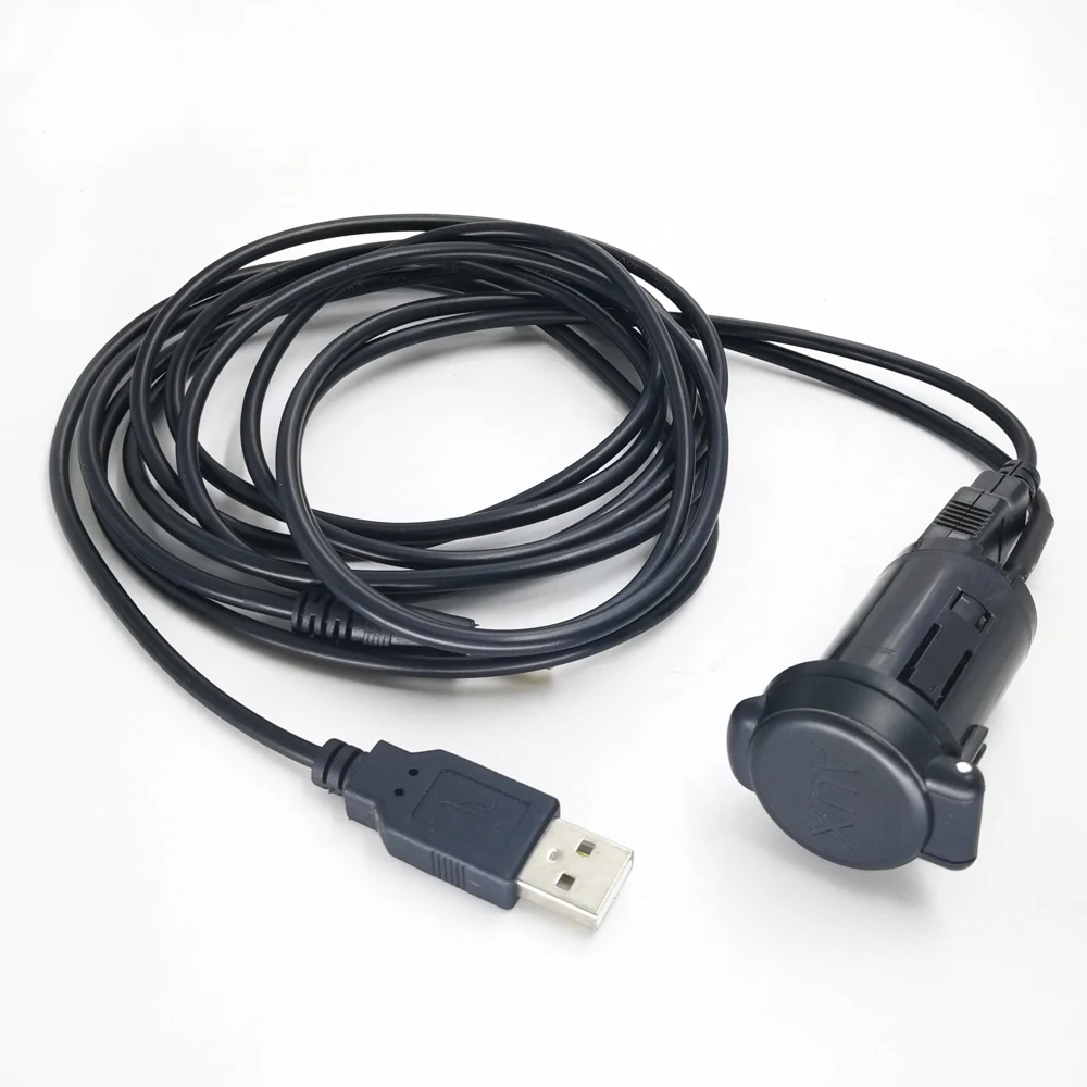 

Biurlink Car Golve AUX USB Switch Extension USB Charging Switch Port For Citroen C2 C4 Peugeot 207 307 308 408 4008