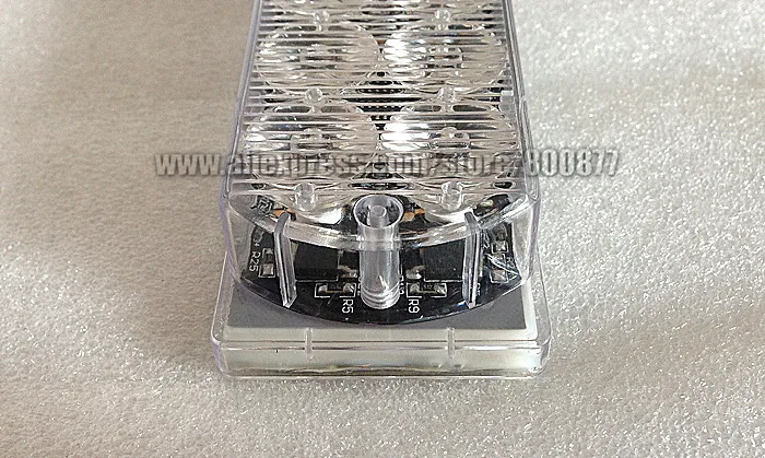 LED surface mounting light for car, LED warning Light, 8*3W LED, 26 flash, DC12/24V, synchronication function, LED grill light house alarm keypad