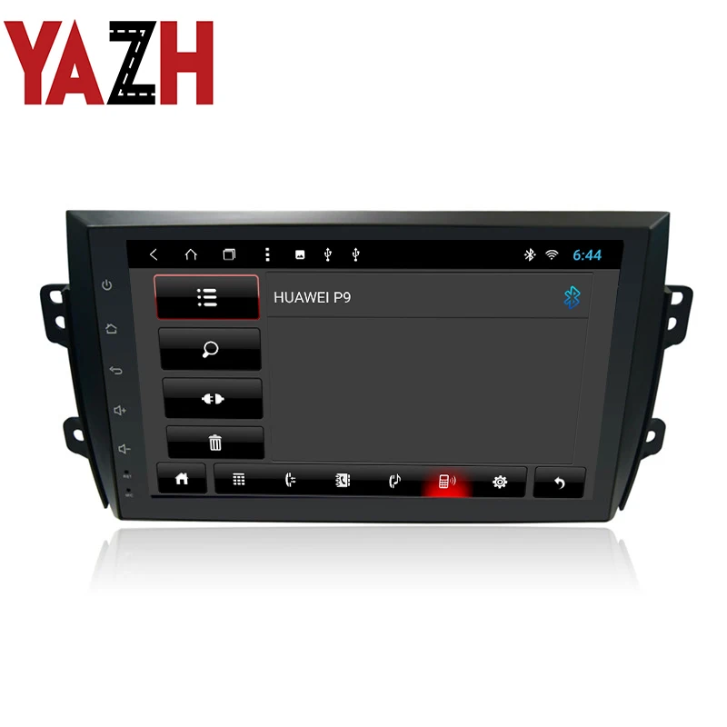 Best YAZH 2 din car stereo gps navigation for Suzuki SX4 2009 2010 2011 2012 2013 multimedia radio with Android 8 Core no dvd player 2