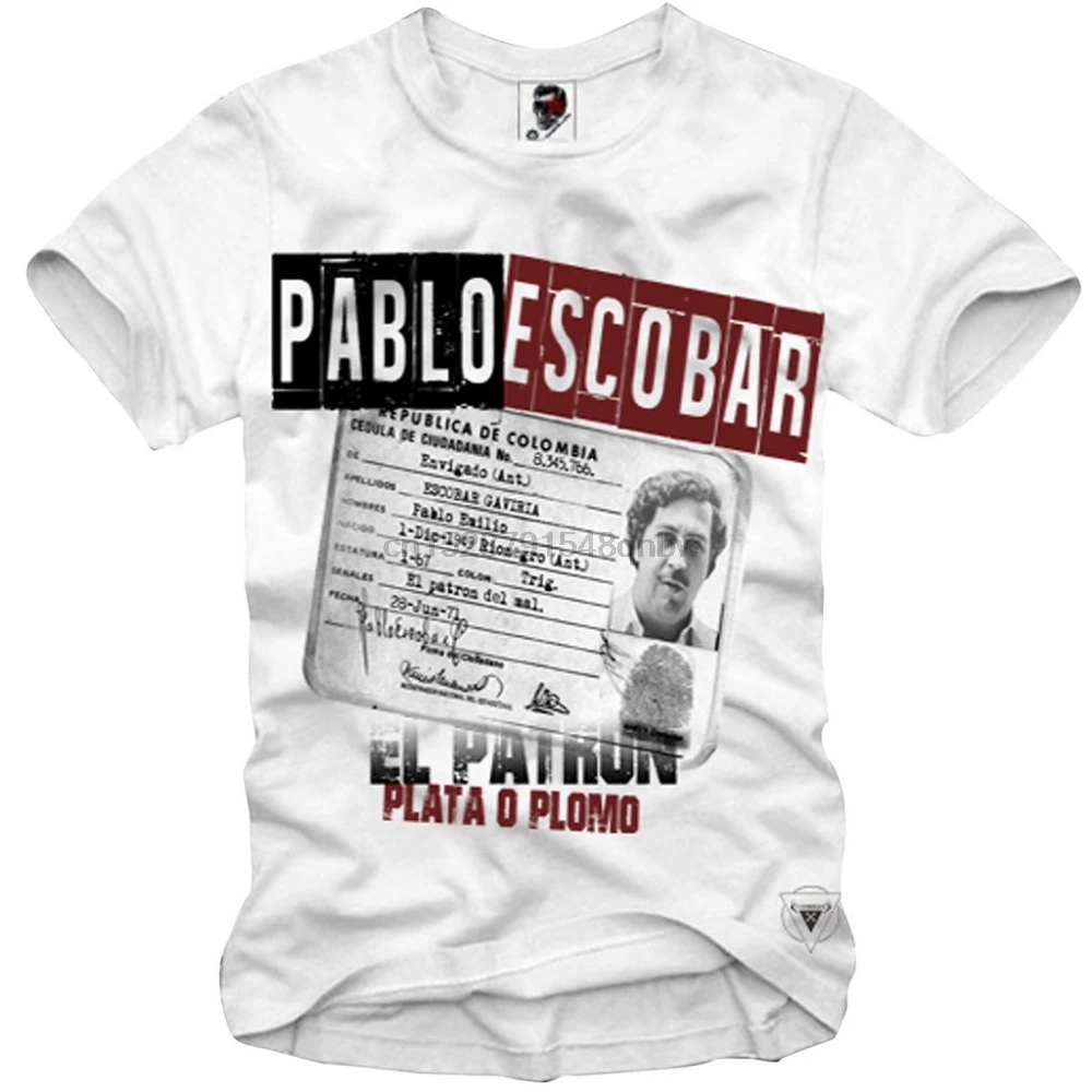 Мужская футболка PABLO ESCOBAR MEDELLIN SCARFACE хит продаж 2019|Футболки| |