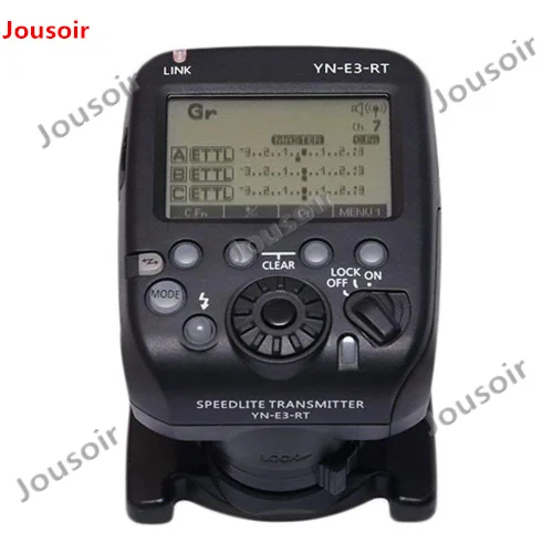 

Yongnuo YN-E3-RT TTL Radio Flash Trigger Speedlite Transmitter Controller as ST-E3-RT for C 600EX-RT YONGNUO YN600EX-RT II CD50