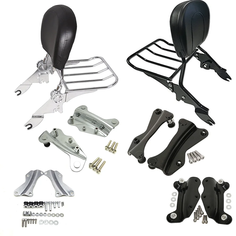 Adjustable Backrest Sissy Bar For Touring Road King Street Glide
