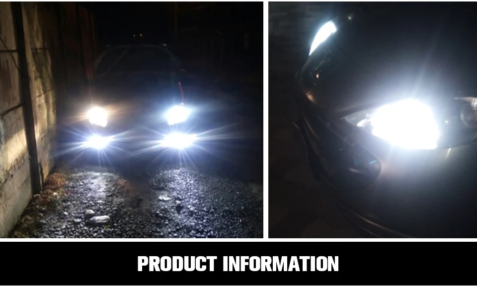 Mini H7 Led Bulb H4 Led Car Headlight 12V 72W 8000LM H1 H3 H8 H9 H11 LED Car Lights 6500K 9005 9006 9012 COB Chips Led Lamp Auto (11)