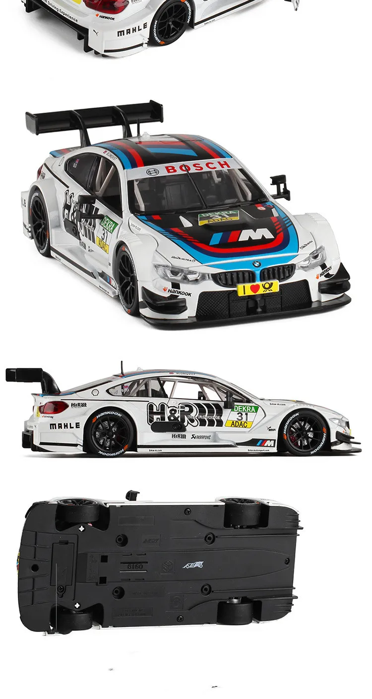 1:24 M4 M6 DTM/Z4 GT3 свободный высокий свет спортивного гоночного автомобиля Модель горячего Цвета колеса литой под давлением металлический сплав автомобиля