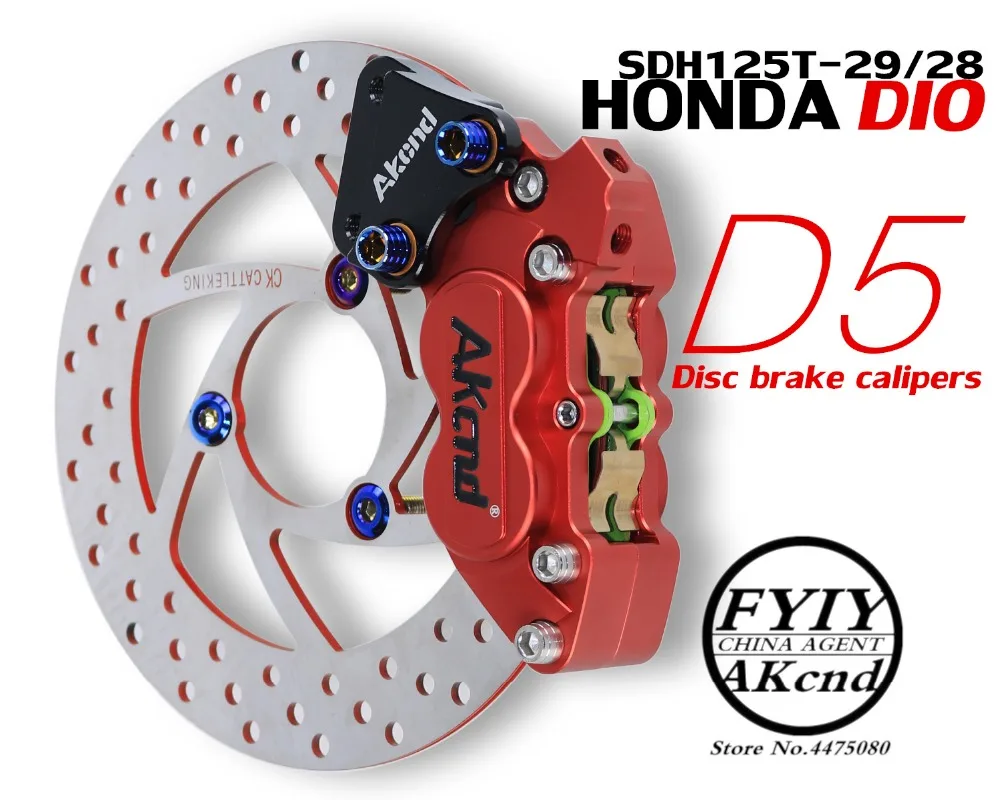 

Motorcycle modifivation CNC aluminim alloy 40MM brake caliper bracket For Honda DIO RC125 SCR110