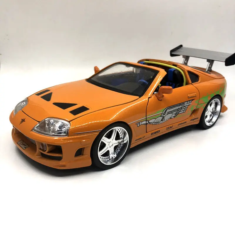 

Jada 1:18 FAST & FURIOUS 8 F8 Brian's Toyota Supra Diecast Model Racing Car NEW IN BOX