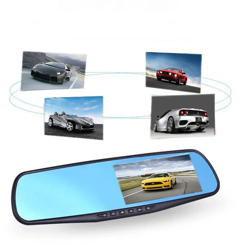 

Full HD 1080P 2.8 Video Recorder Dash Cam Rearview Mirror Camera DVR May29 Factory price 2019