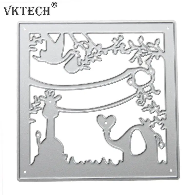 

Square Frame Metal Die Cutting Dies for DIY Scrapbooking Paper Cards Photo Album Decorative Embossing Craft Dies