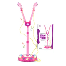 Детские вертикальные регулируемые игрушки для караоке-машины, светильник для пения, музыкальный инструмент, игрушки для детей