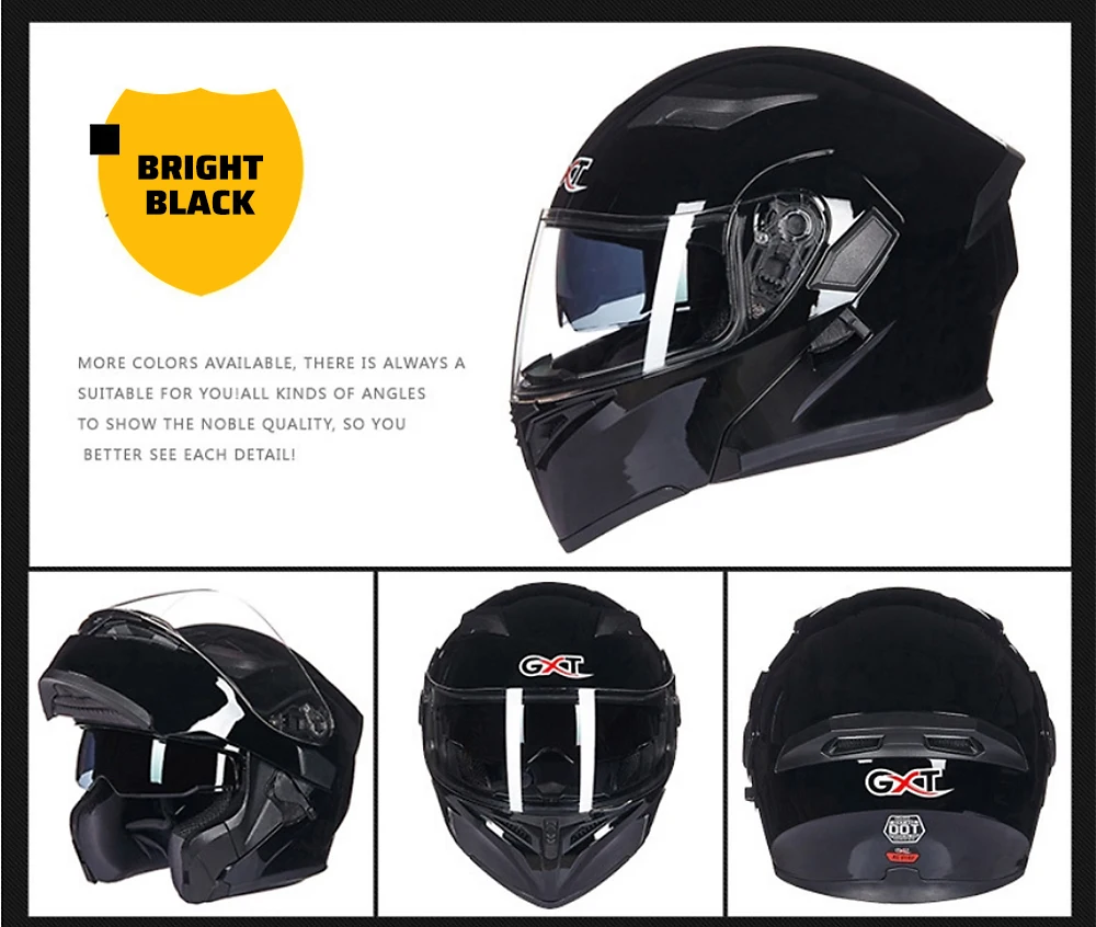 GXT мотоциклетный шлем кожаный чехол из искусственной кожи для мотокросса Для мужчин полный уход за кожей лица мотоциклетные Шлемы Casco полный уход за кожей лица мото Doublel объектив