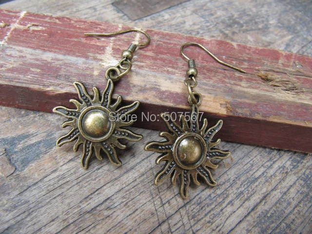 Apolo de sol Estilo vintage, joyería regalo antiguo, venta al por mayor|earrings vintage|sun earringsearrings style - AliExpress