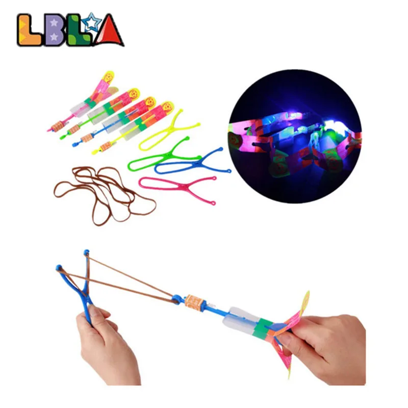 

Amazing LED Light Plane Helicopter Outdoor Rotating Flying Party Fun Kids Flashing Funny Light-Up Fly Anti-stress Toys Gift