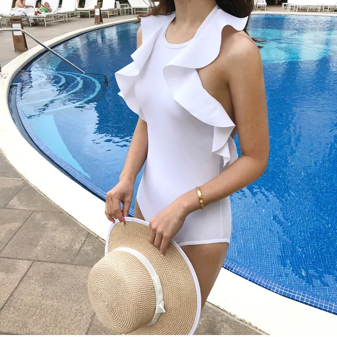 May Female Beach 2019 One Piece Swimwear Bathing Suit Women Swimsuit