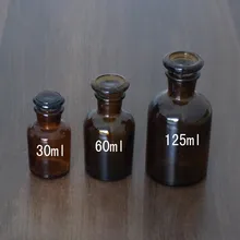 Высококачественные стеклянные коричневые маленькие бутылки для реагентов