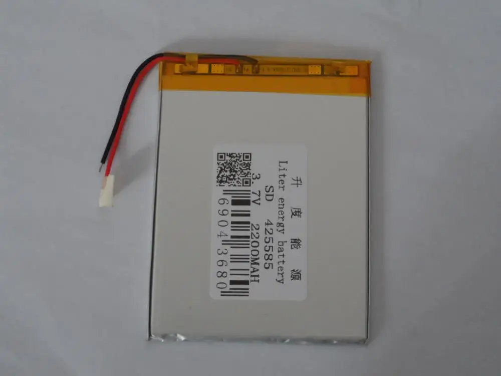 3.7V lithium polymer battery 425585 MP4 MP5 GPS digital products e 2200MAH | Электроника