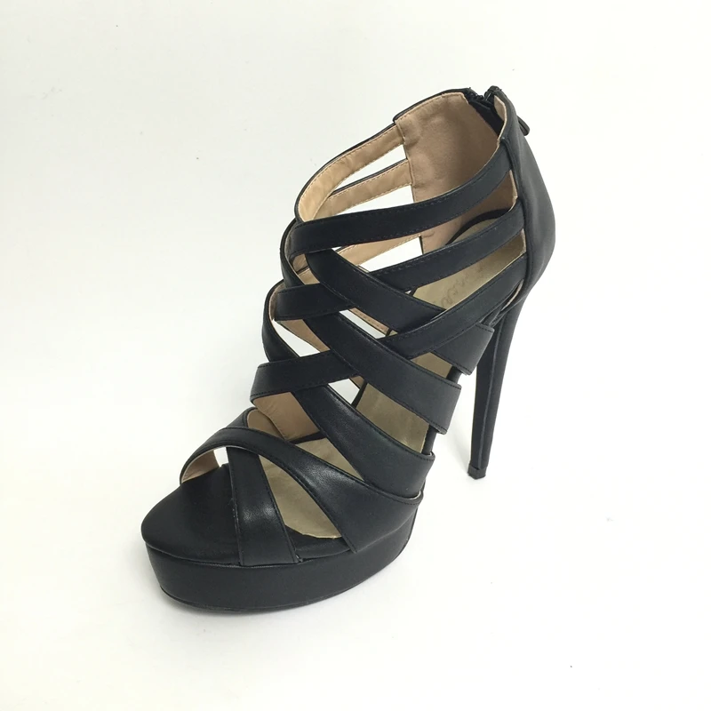 gladiator open toe heels