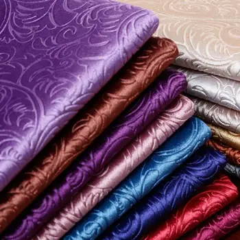 

1 Meter Embossed Golden Upholstery Velvet Fabric For Sofa Burnout Velvet Cloth Curtains Purple Grey Red Tecidos A Metro Tissus