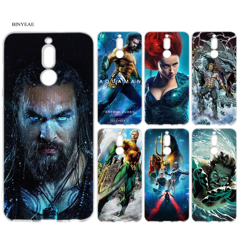

Aquaman Jason Momoa Print Case for Huawei Mate 20 P20 Honor 9 10 8X 8C Nova 3i 4 Lite Pro P Smart Y6 Y9 Prime 2018 Back Shell