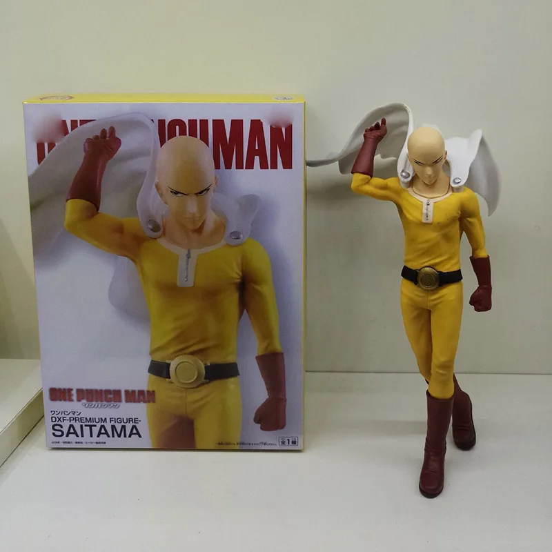 Экшн фигурка One Punch Man Saitama 1/8 шкала окрашенная DXF Премиум ПВХ игрушка Brinquedos