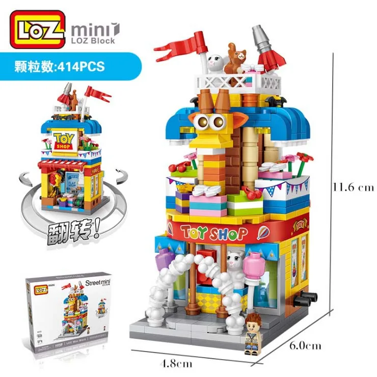 loz mini blocks shop toy 1643-1
