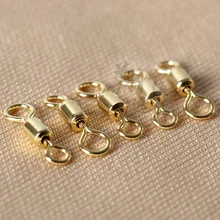 500 шт. Zibo кольцо позолоченные 8 слово кольцо 8#10#12#14# винтовка Слинг прокатки из нержавеющей стали защелки блокировки Вертлюги разъем