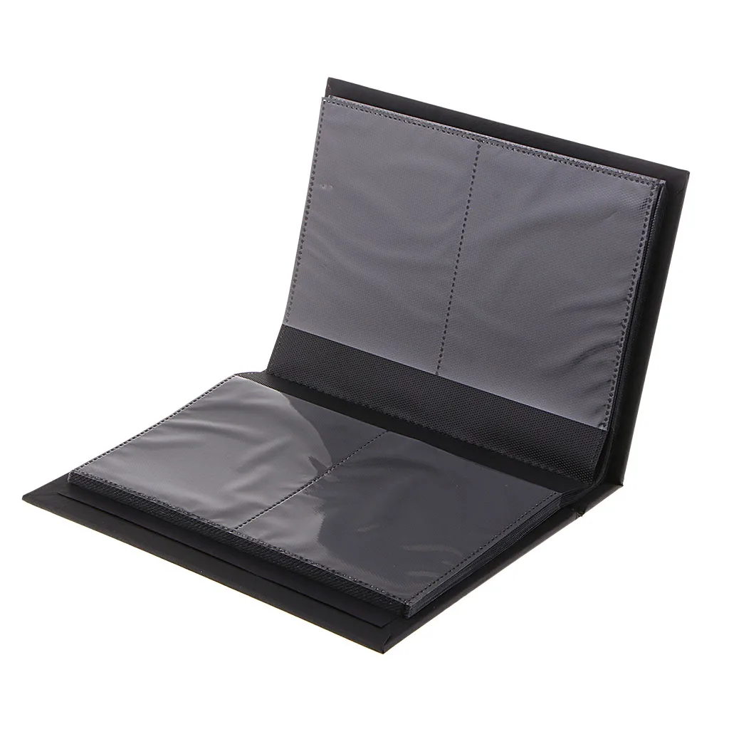 Transparent Page Photo Album -Sticker Holder –Scrapbook- Picture Display Book 30 Pages /120pcs Capacity –PU Leather Cover