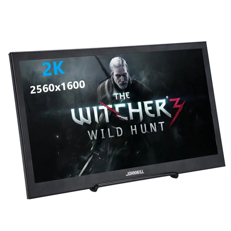 

10.1 inch 2K IPS HDMI Tablet Computer Portable Monitor Portable 2560x1600 with Micro USB For PS4 XBOX CCTV With Leather Case