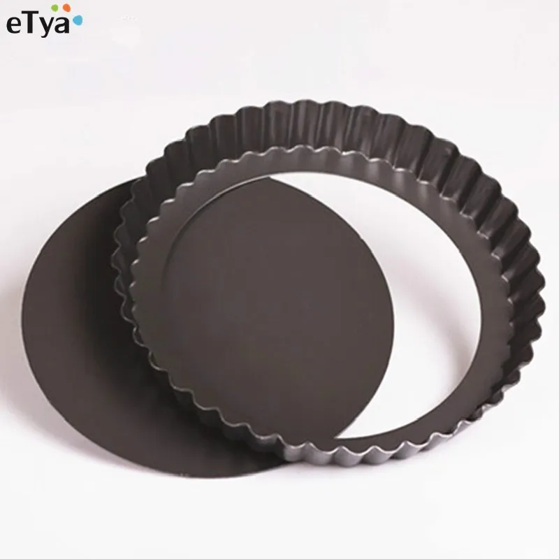 8 Inch Round Non Stick Metal Pizza Pans Baking Pans Chrysanthemum Pie