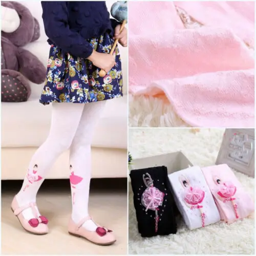 Fashion Baby Clothing Kids Baby Girl Tights Stockings Ballet Flower Pattern cotton Cartoon Pantyhose New