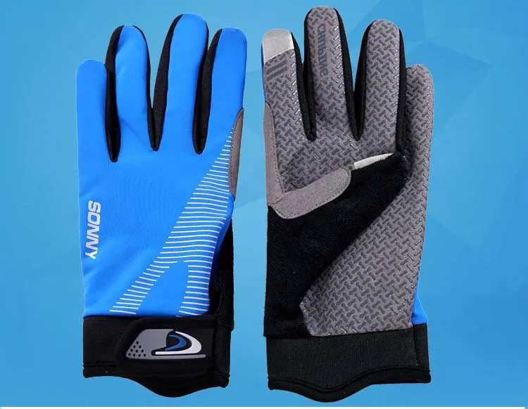 Glv812 Summer Men s sports outdoor cycling long finger font b gloves b font antiskid touch
