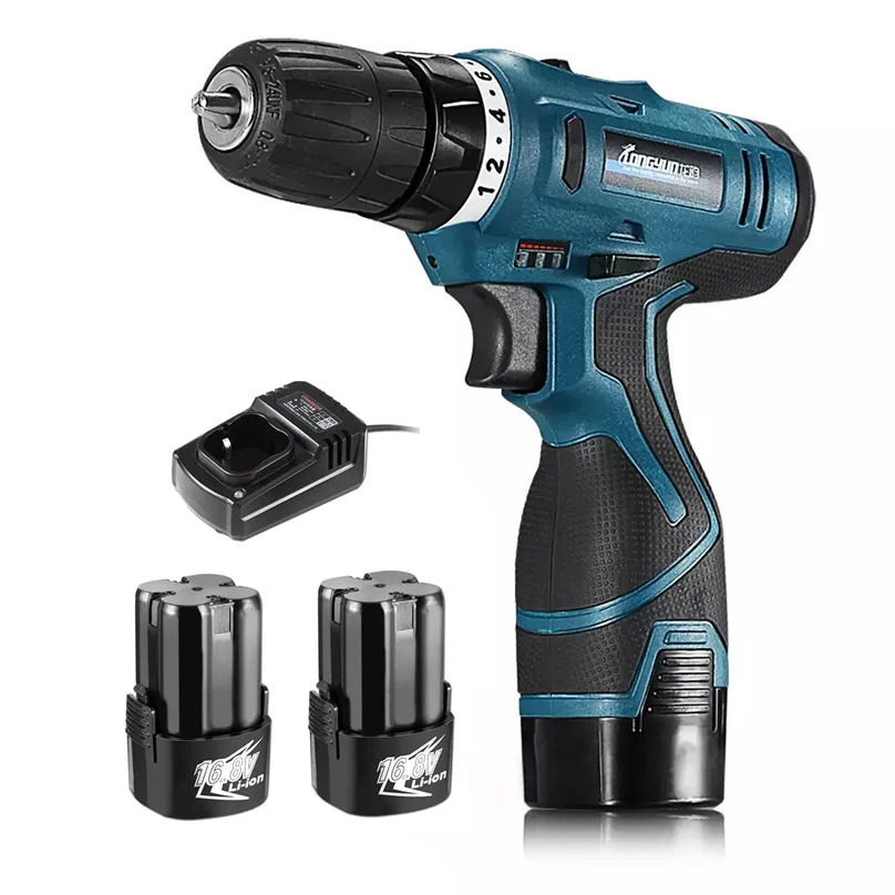 Longyun – tournevis sans fil, batterie au lithium-ion de 16.8V, perceuse électrique, tournevis électrique, clé à main, outils électriques