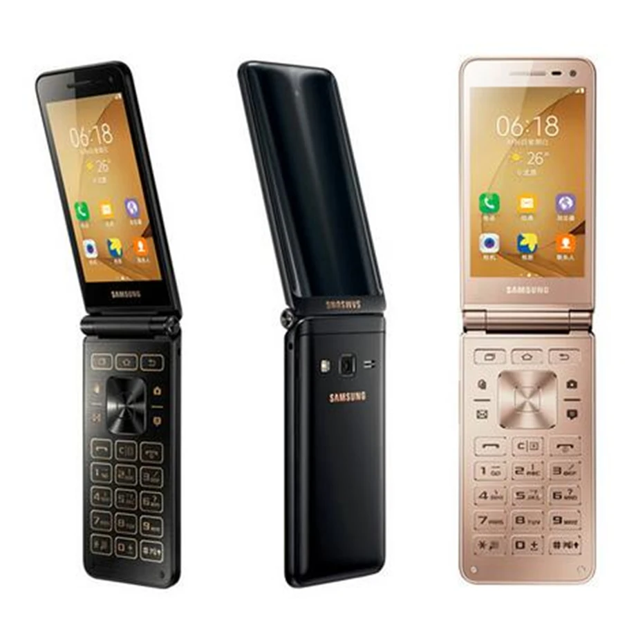 Samsung Galaxy Folder 2 G1650 смартфон с 5 дюймовым дисплеем четырёхъядерным процессором ОЗУ