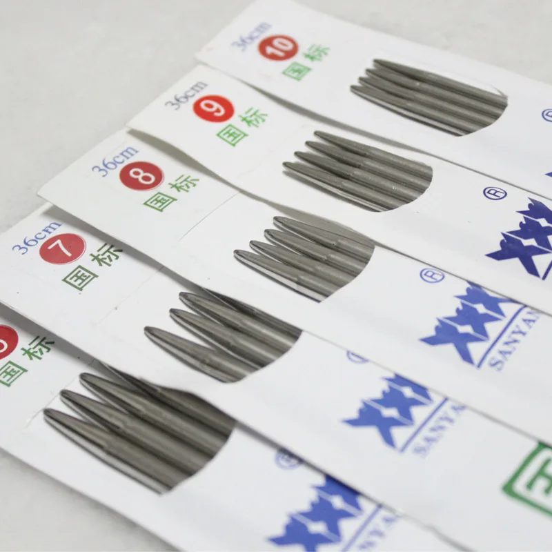 

36Cm,14.2" ,11 Sizes Stainless Steel Double Pointed Weaving Needles Knitting Needles Set ,Knitting Tools