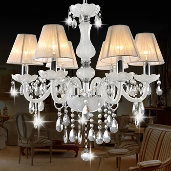 

Modern crystal chandelier K9 crystal 110~240V lustres de cristal chandelier for living room or bedroom lighting lustre para sala