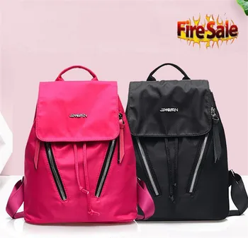 

2019 Waterproof Women Girls Backpack Oxford Cloth Rucksack School Bag Travel Bag