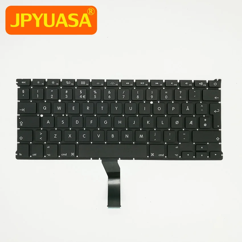 Новая норвежская Клавиатура для MacBook Air 13 дюймов A1369 A1466 сменная клавиатура 2011-2015